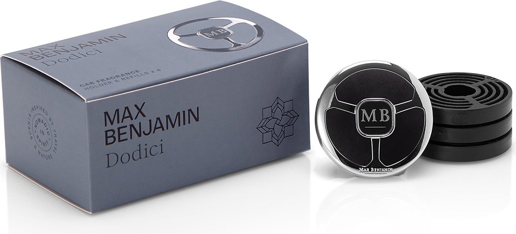 Odświeżacz do samochodu Max Benjamin Dodici z wkładami 5 el.