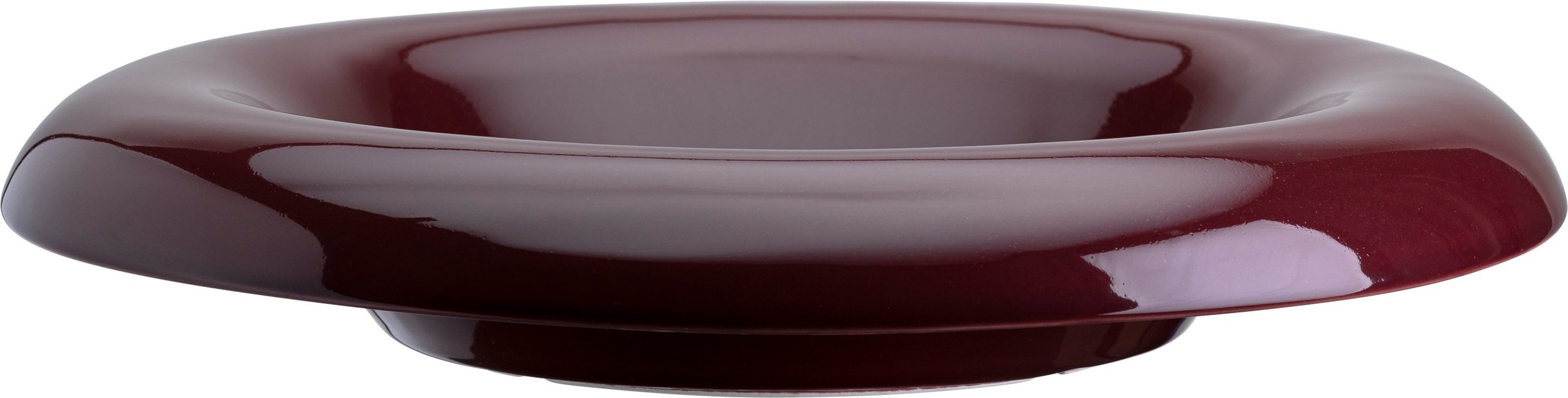 Podstawka pod doniczkę Lily 18 cm burgundowa