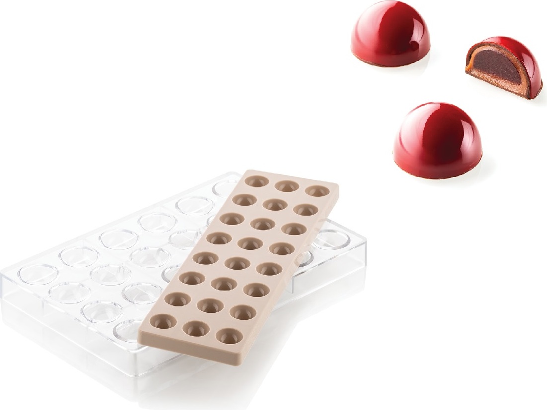 Forma do czekoladek Kit Semisfera 01