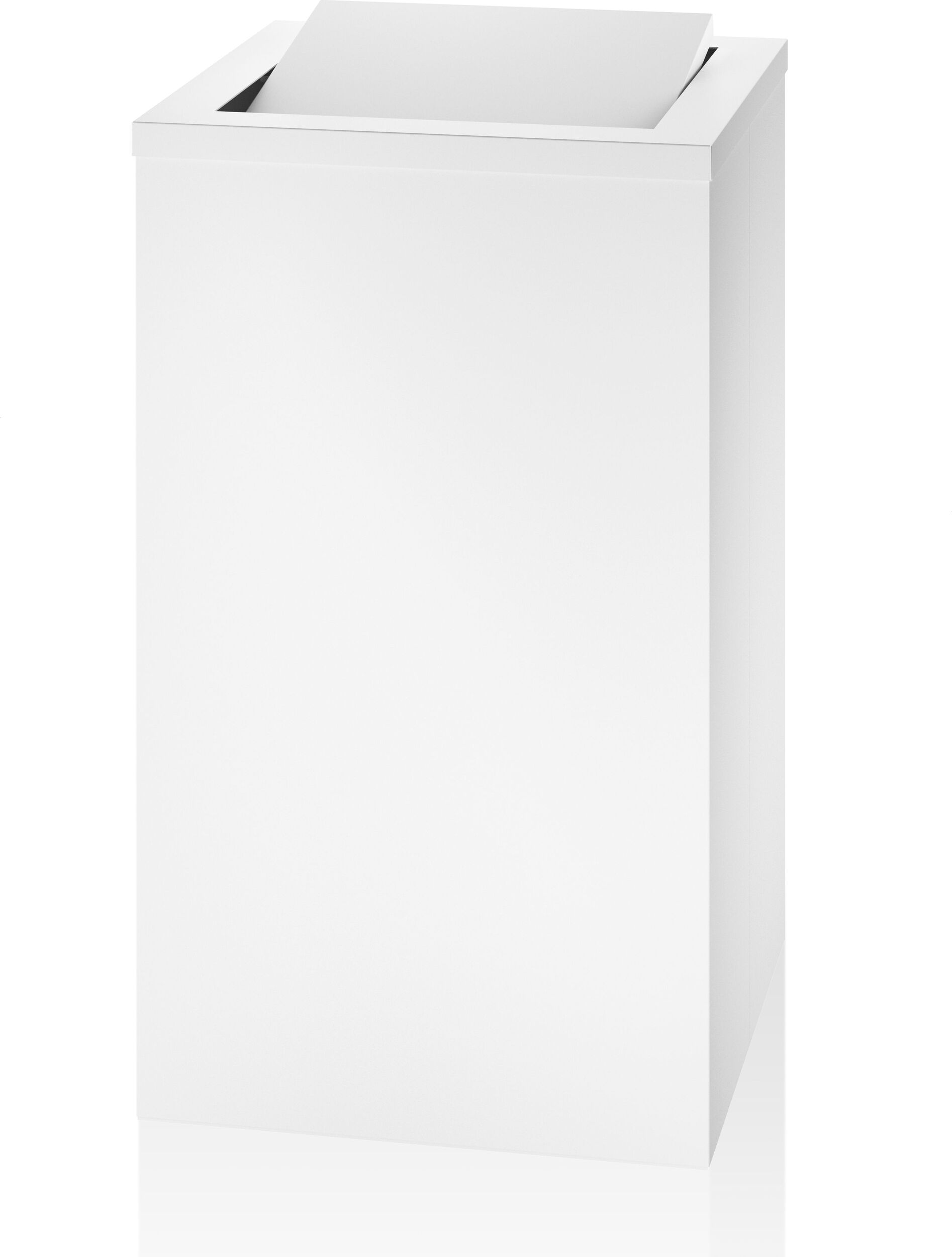 Kosz na pranie Decor Walther 58 cm biały mat z klapką