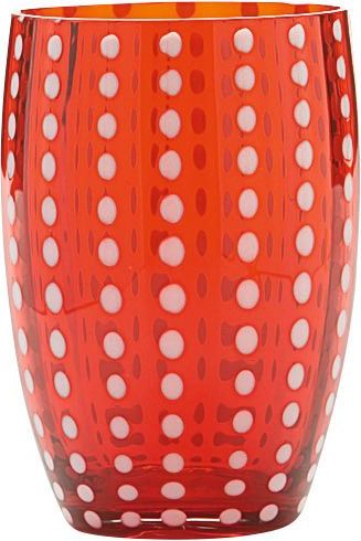 Szklanka Perle 320 ml czerwona