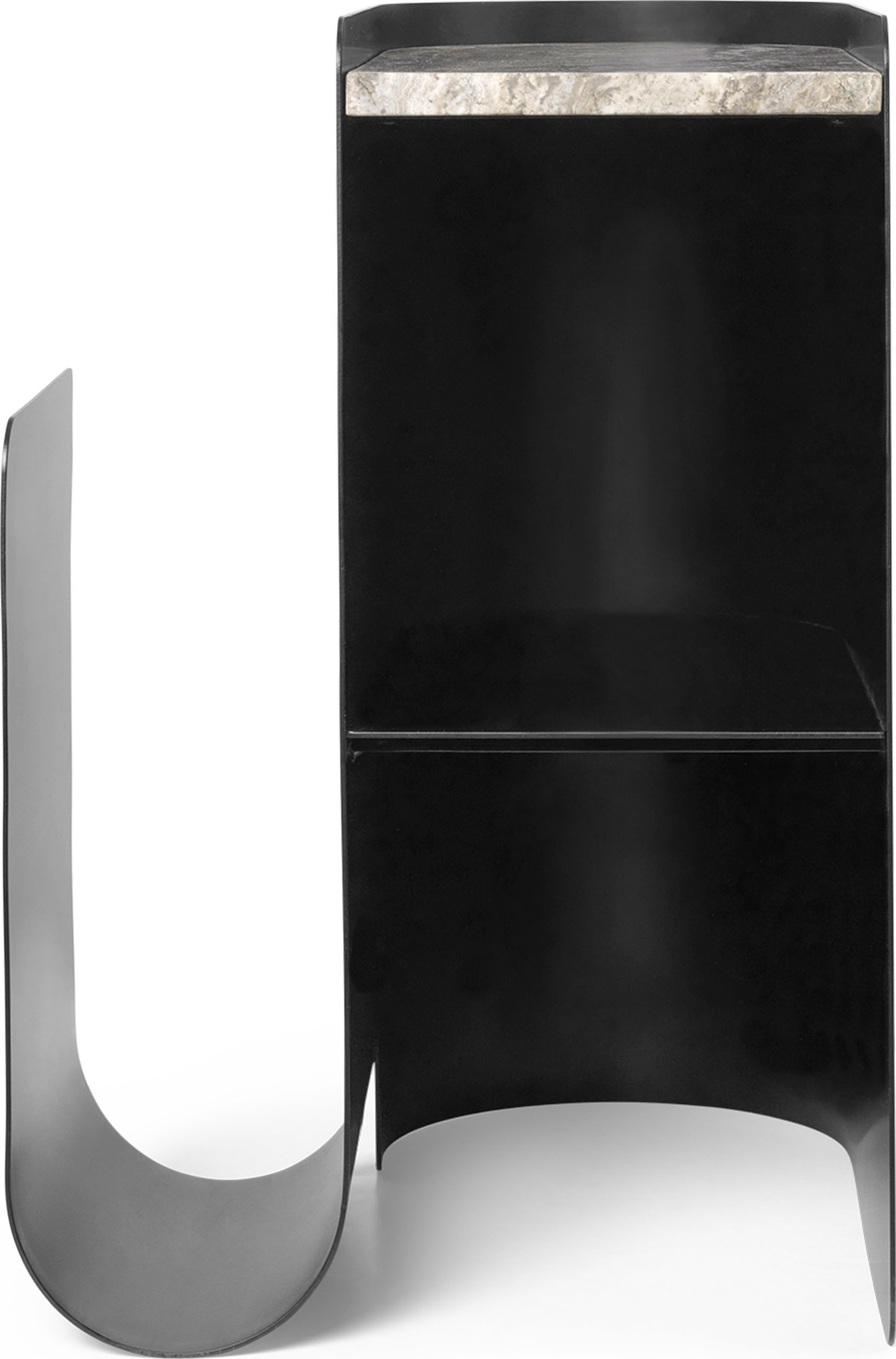 Stolik boczny Vault czarny