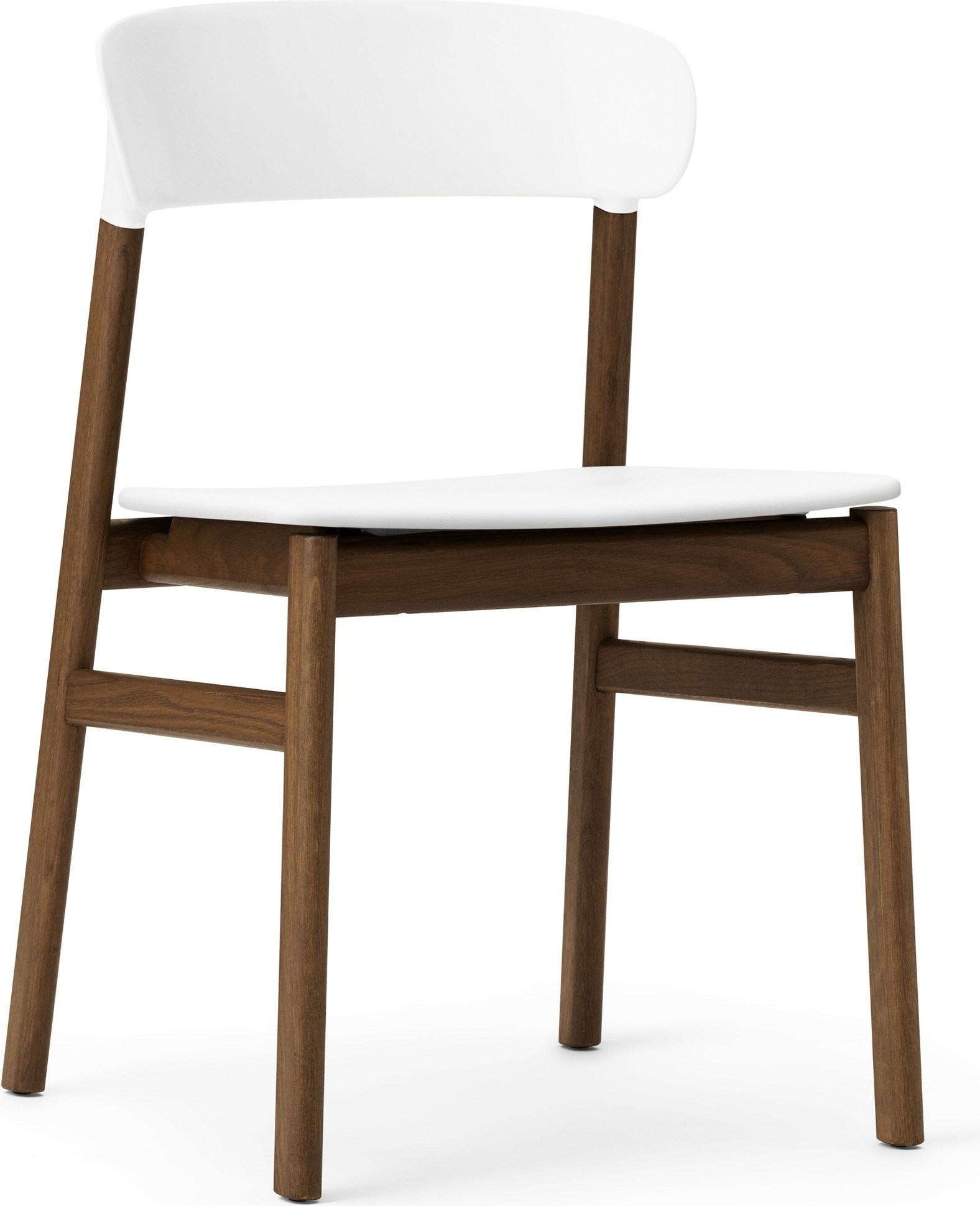 Krzesło Herit ciemny dąb białe
