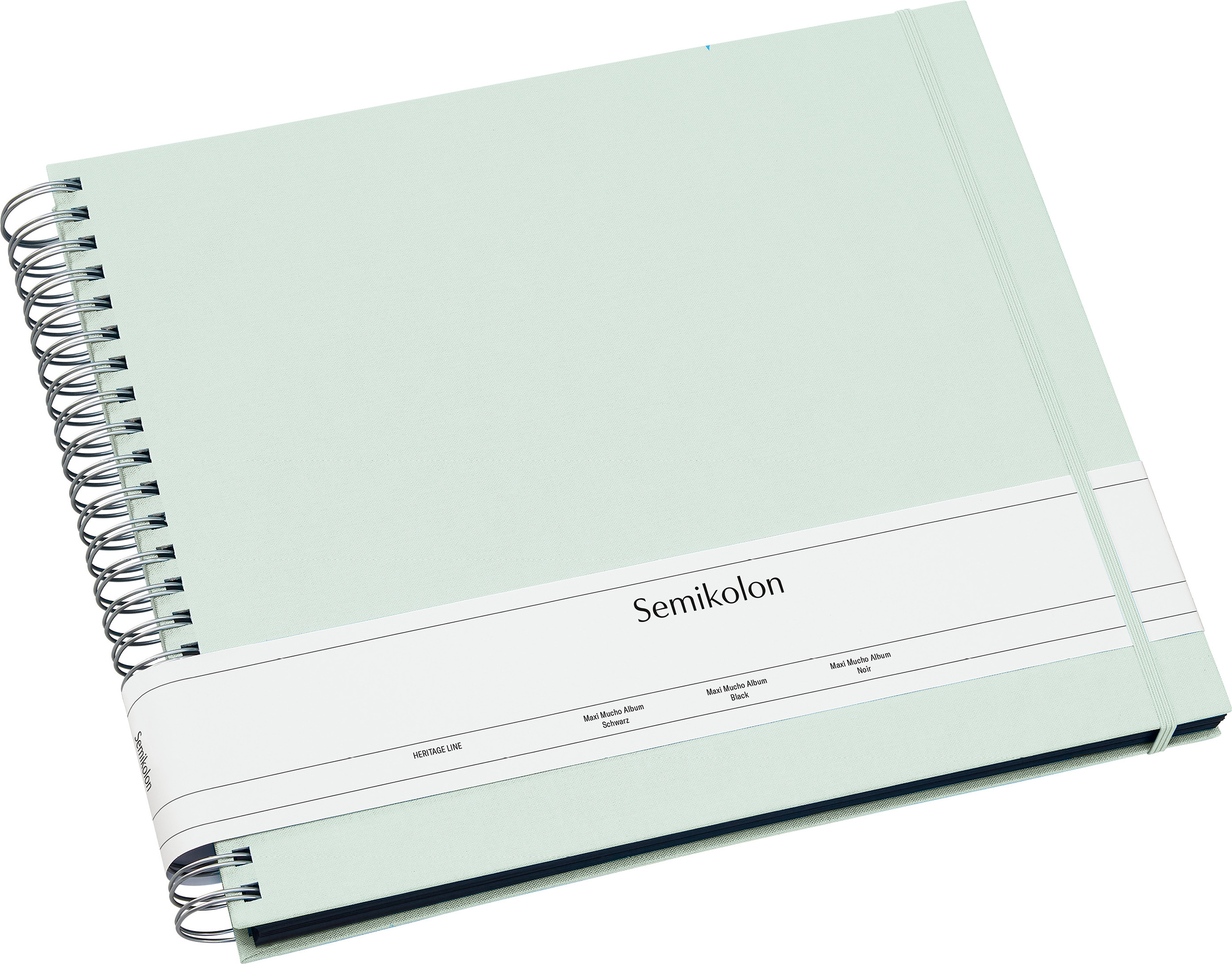 Album na zdjęcia Uni Maxi Mucho miętowy z czarnymi kartami