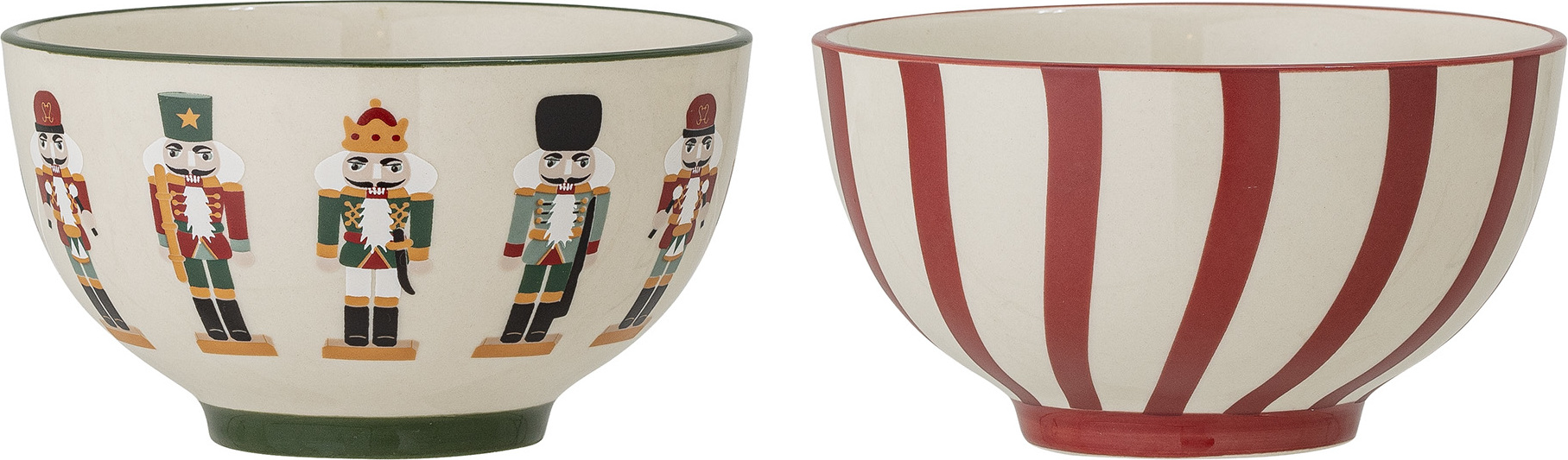 Miski Jolly zielono-czerwone 2 szt.