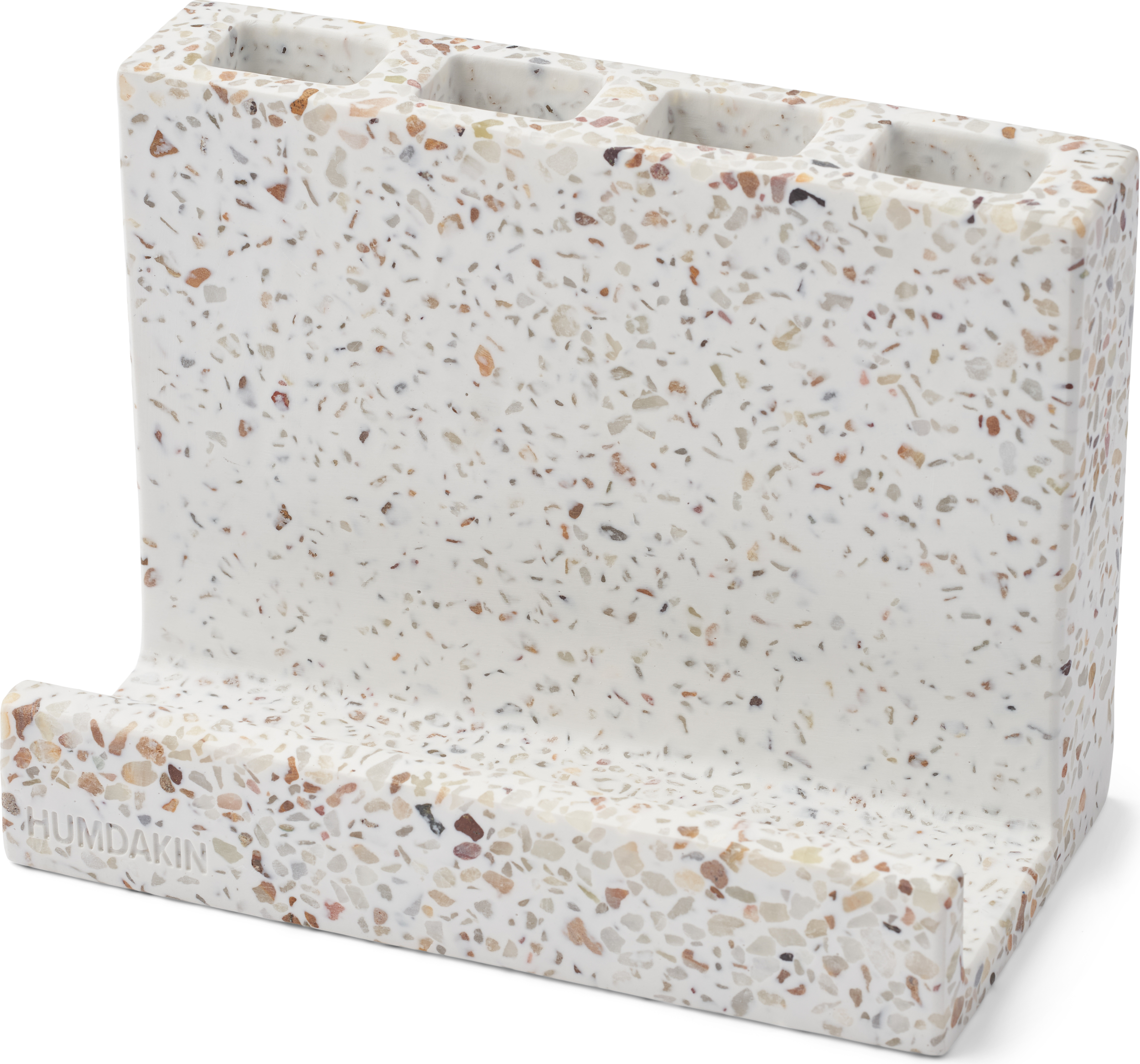 Stojak na szczoteczki i pastę Humdakin Terrazzo