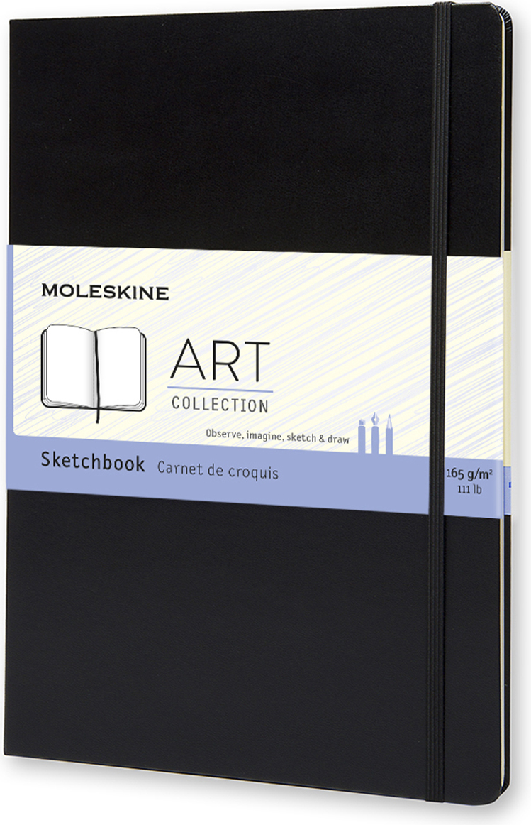 Szkicownik Moleskine A4 96 stron czarny 165 g/m² twarda oprawa