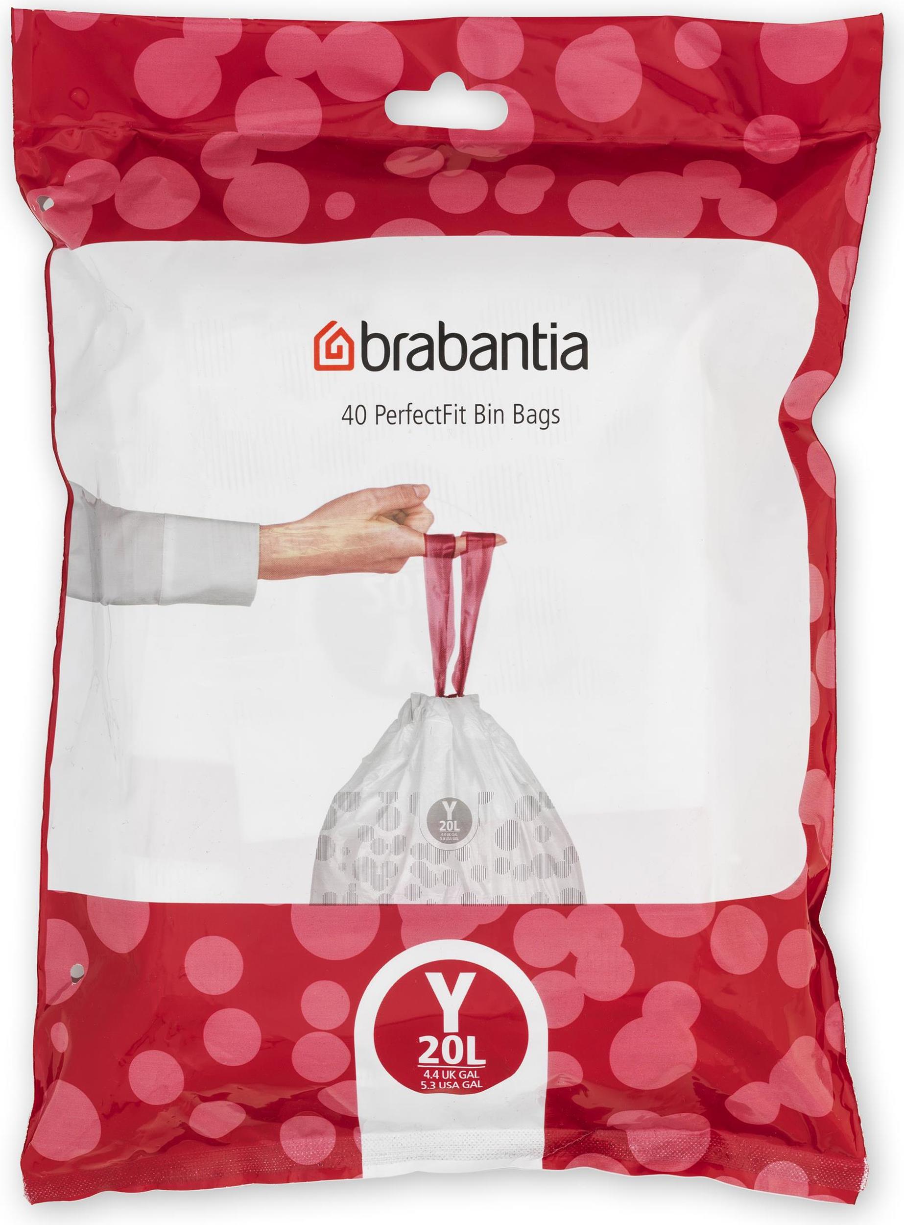 Worki na śmieci Brabantia PerfectFit rozmiar Y 20 l 40 szt.