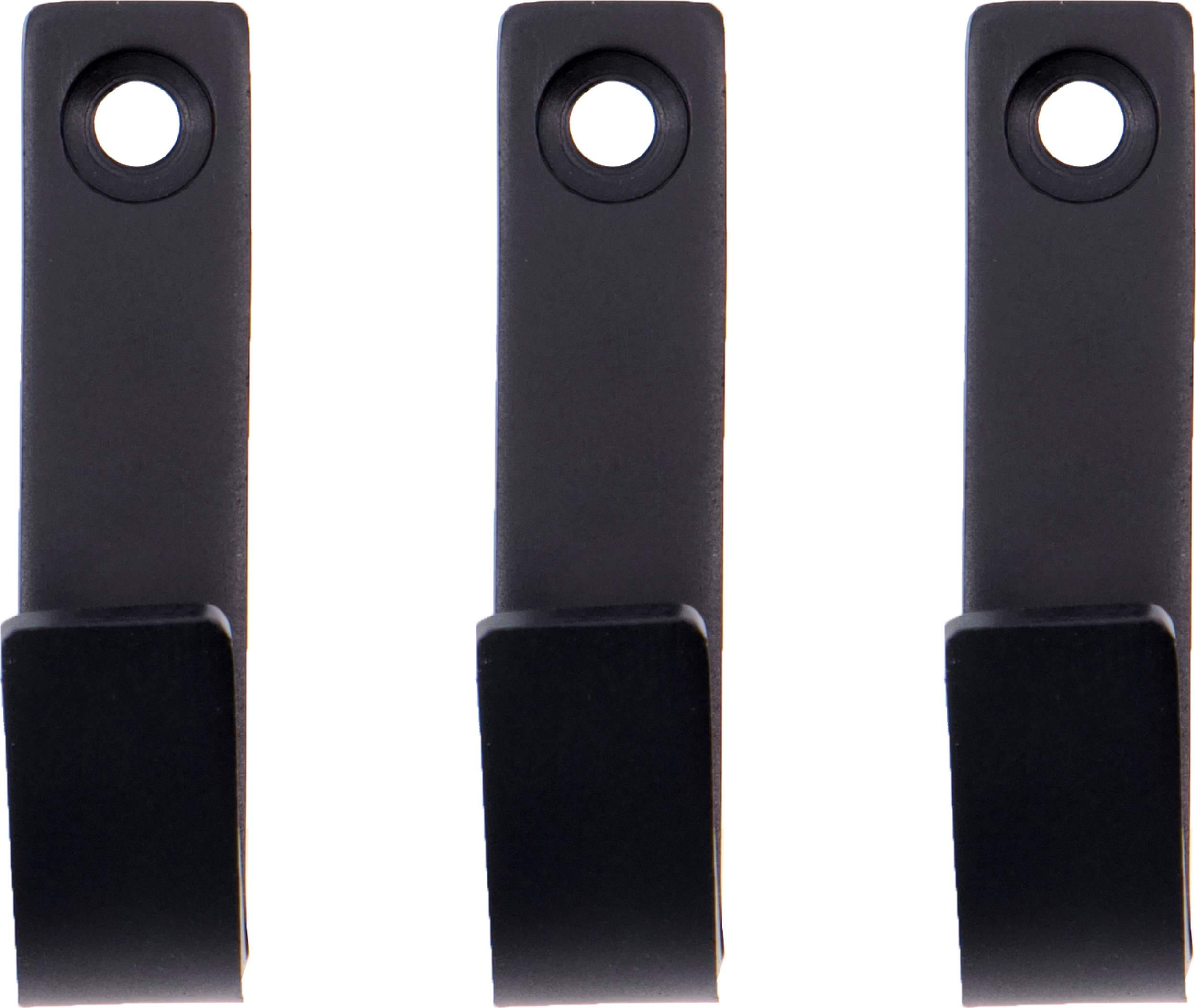 Haczyki ścienne Thapsus czarne 3 szt.