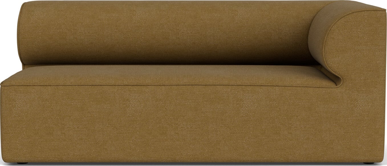 Narożnik prawostronny sofy modułowej Eave Bouclé 86 x 172 cm brązowy