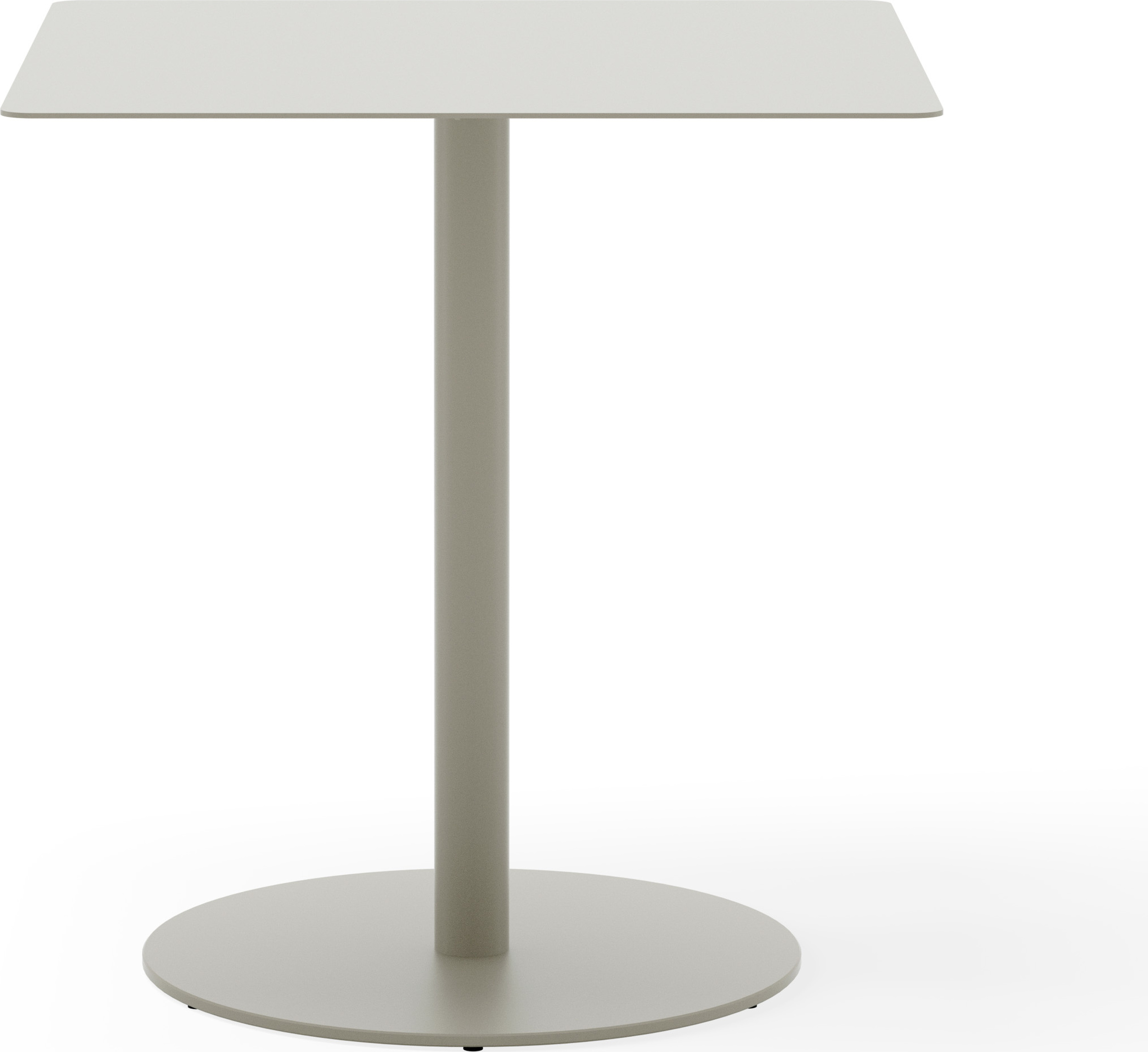 Stolik ogrodowy May 70 x 70 cm jasnoszary