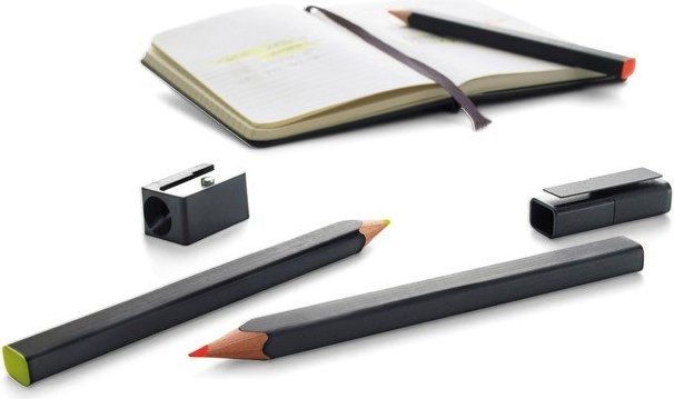 Zakreślacze Moleskine Fluo 2 szt. z temperówką