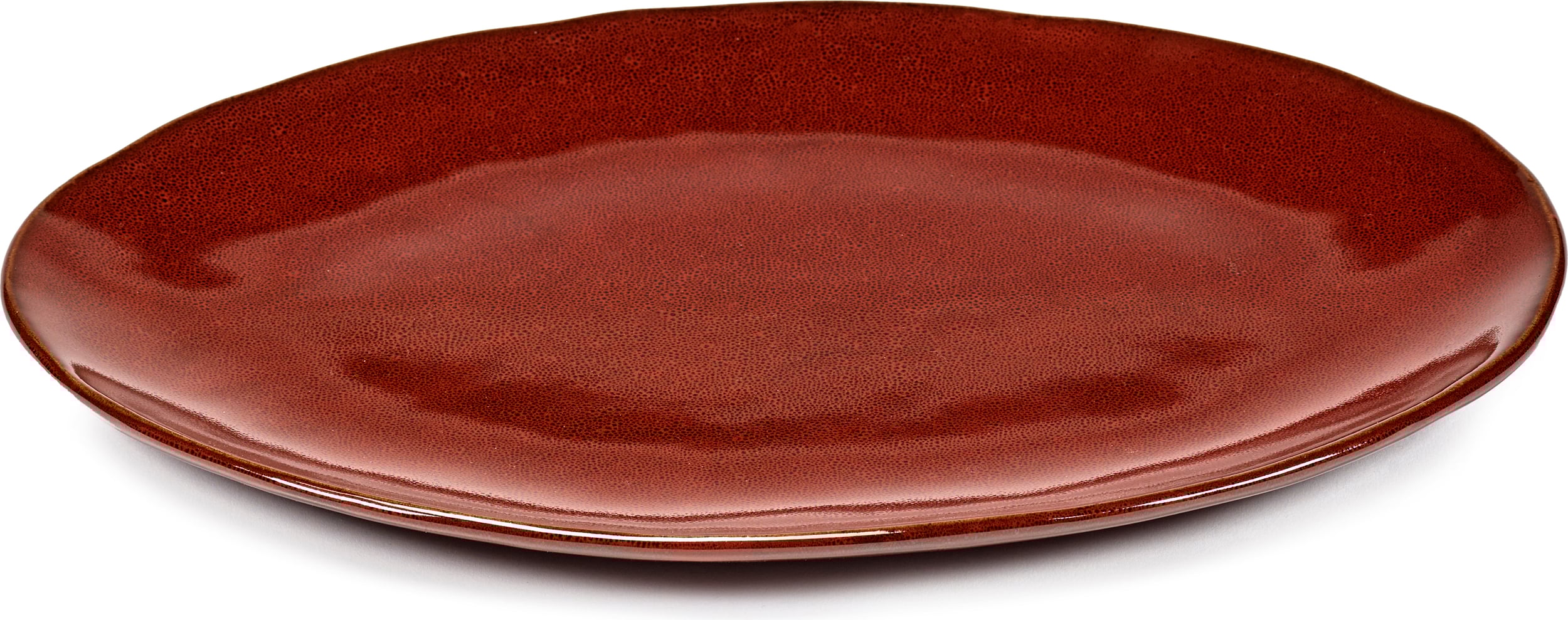 Talerz do serwowania La Mère owalny 37,5 cm czerwony