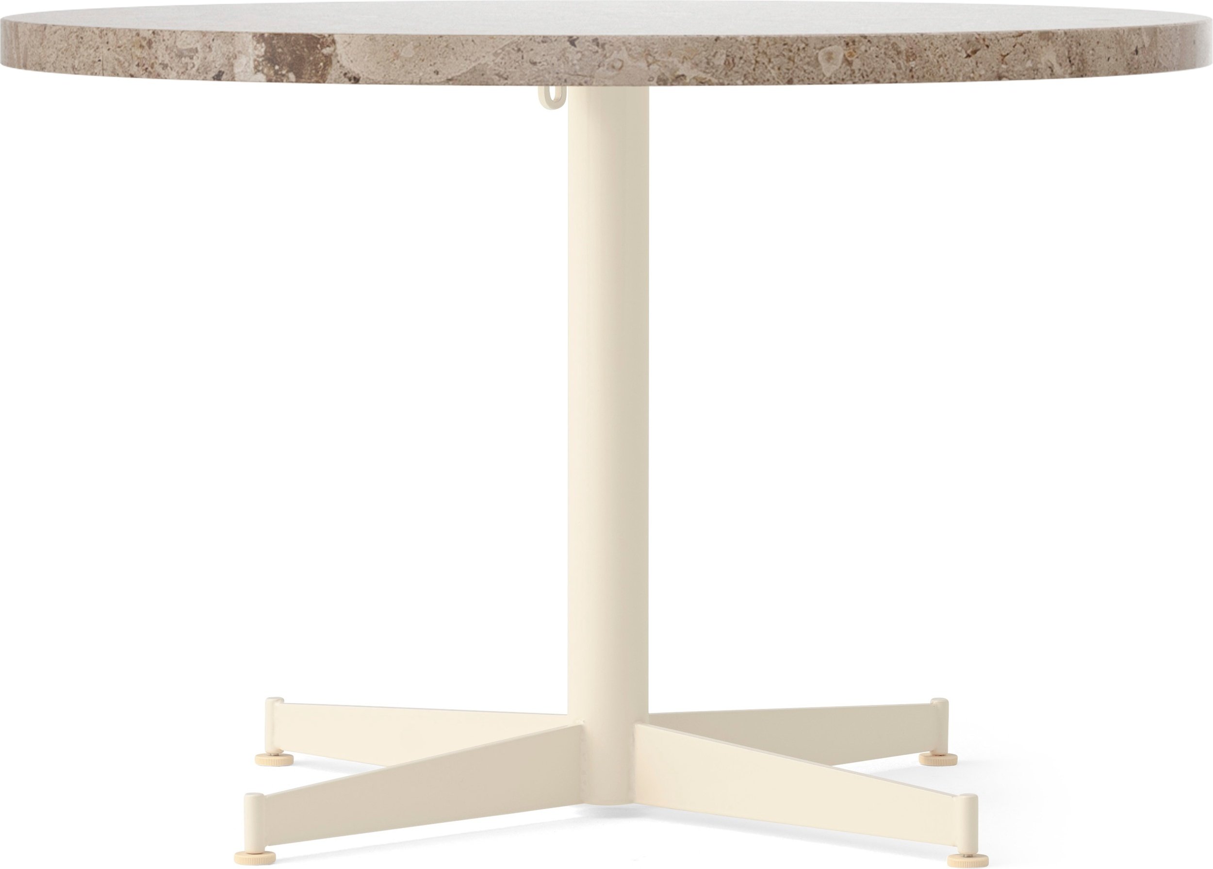 Stolik kawowy z kremową podstawą Nook Star Base Kunis Breccia 80 cm