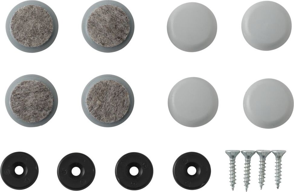 Podkładki pod nóżki krzesła Nerd Workshop szare 16 el.