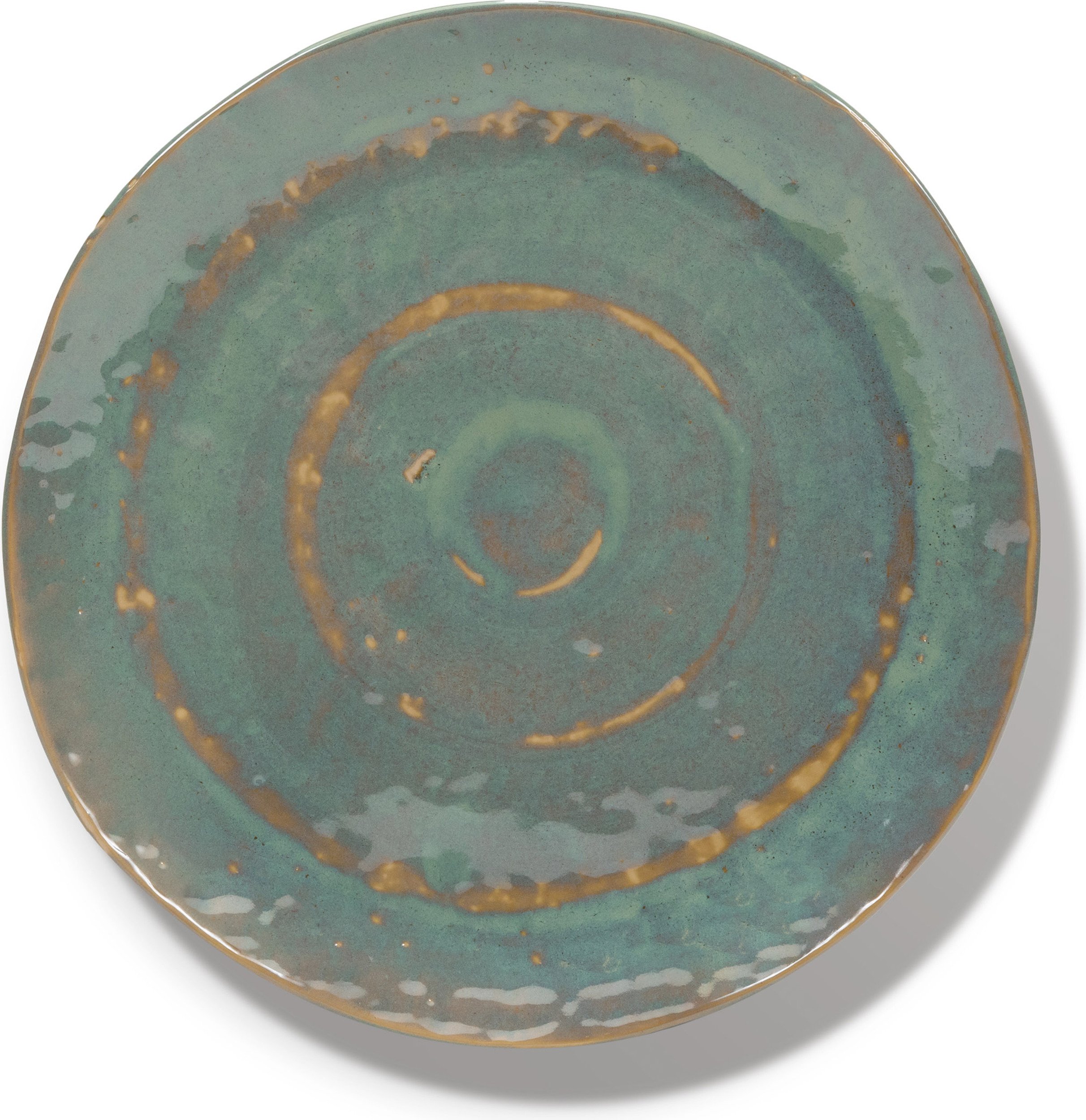 Talerz obiadowy Pure 28 cm zielony