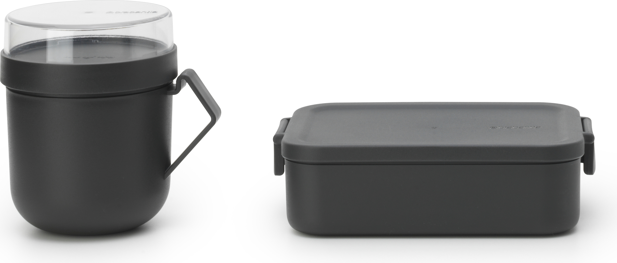 Pojemniki na lunch Make & Take szare 2 el.