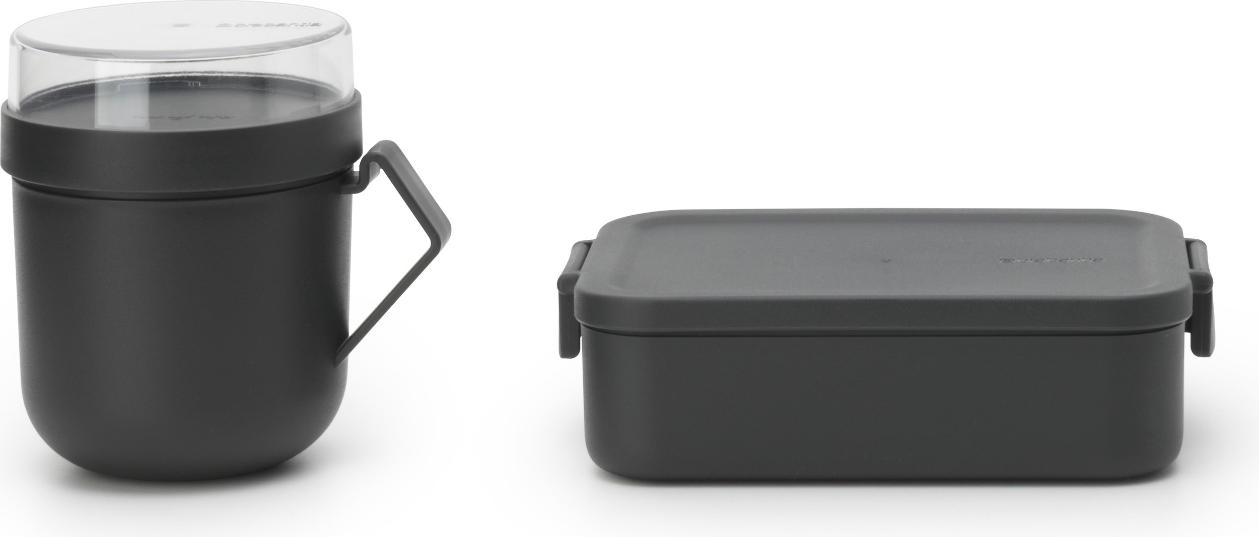 Pojemniki na lunch Make & Take szare 2 el.