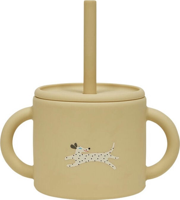 Kubek ze słomką Enkei 160 ml beżowy