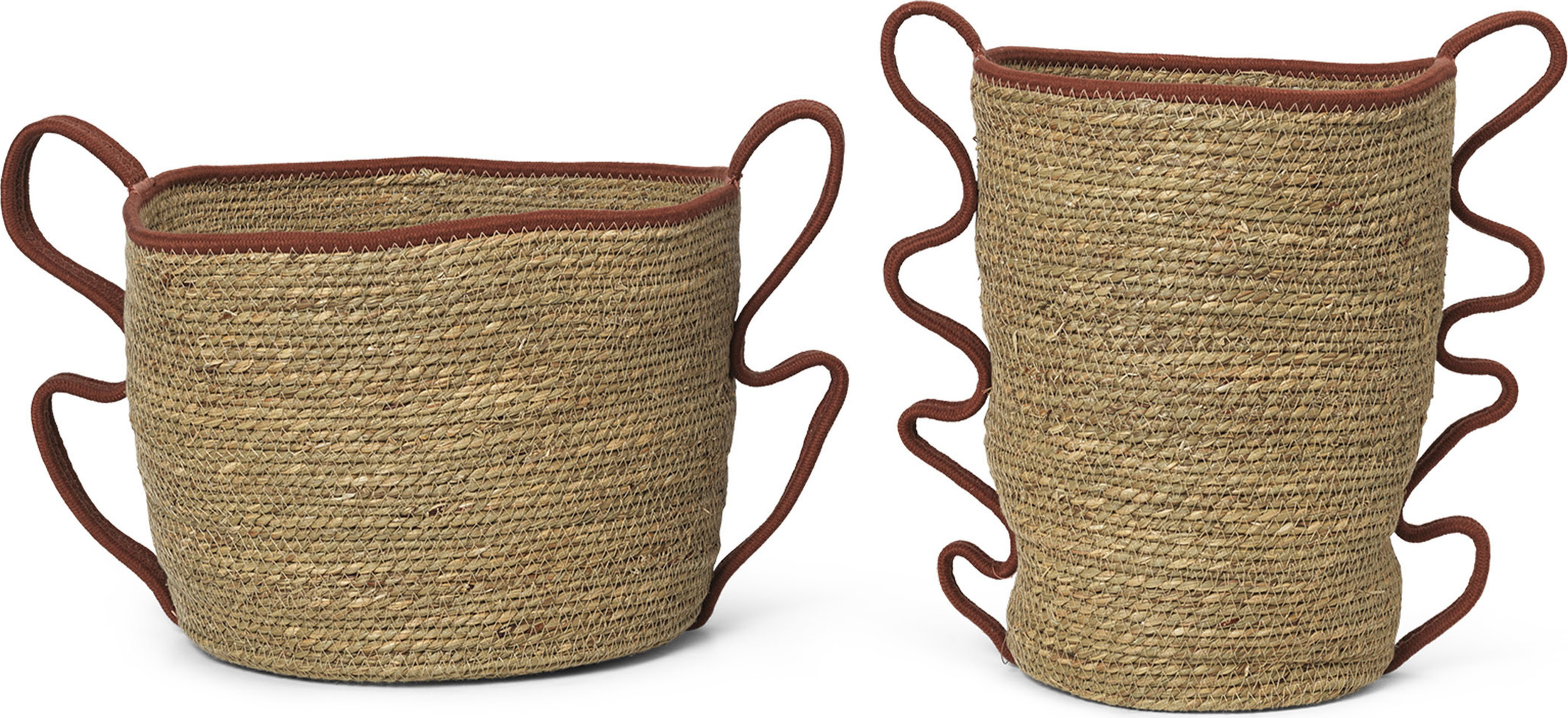 Kosze do przechowywania Verso beżowo-brązowe 2 szt.