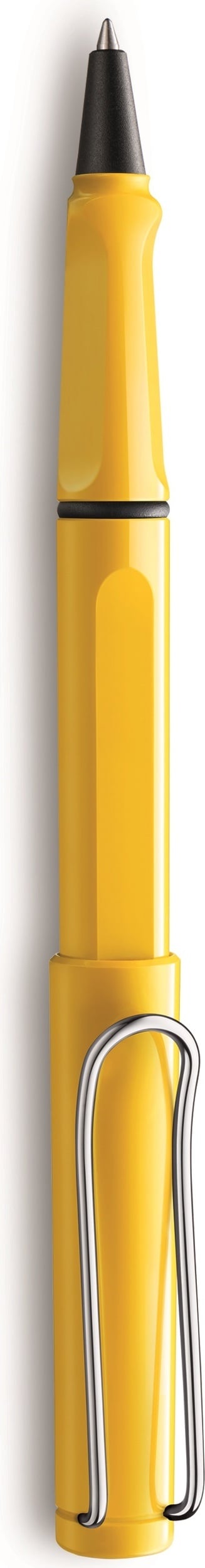 Pióro kulkowe Safari żółte z niebieskim wkładem