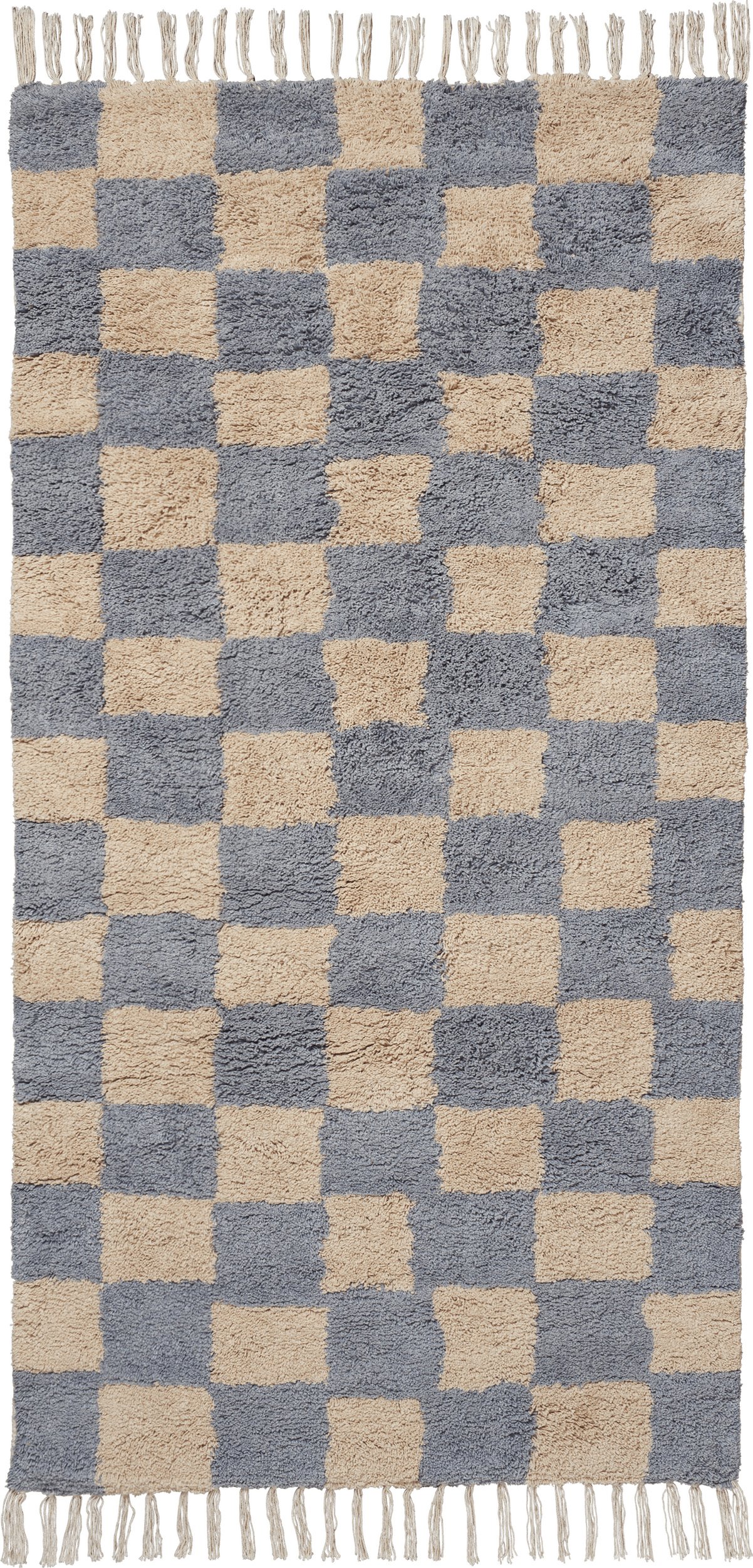 Dywan Mara 80 x 150 cm beżowo-niebieski