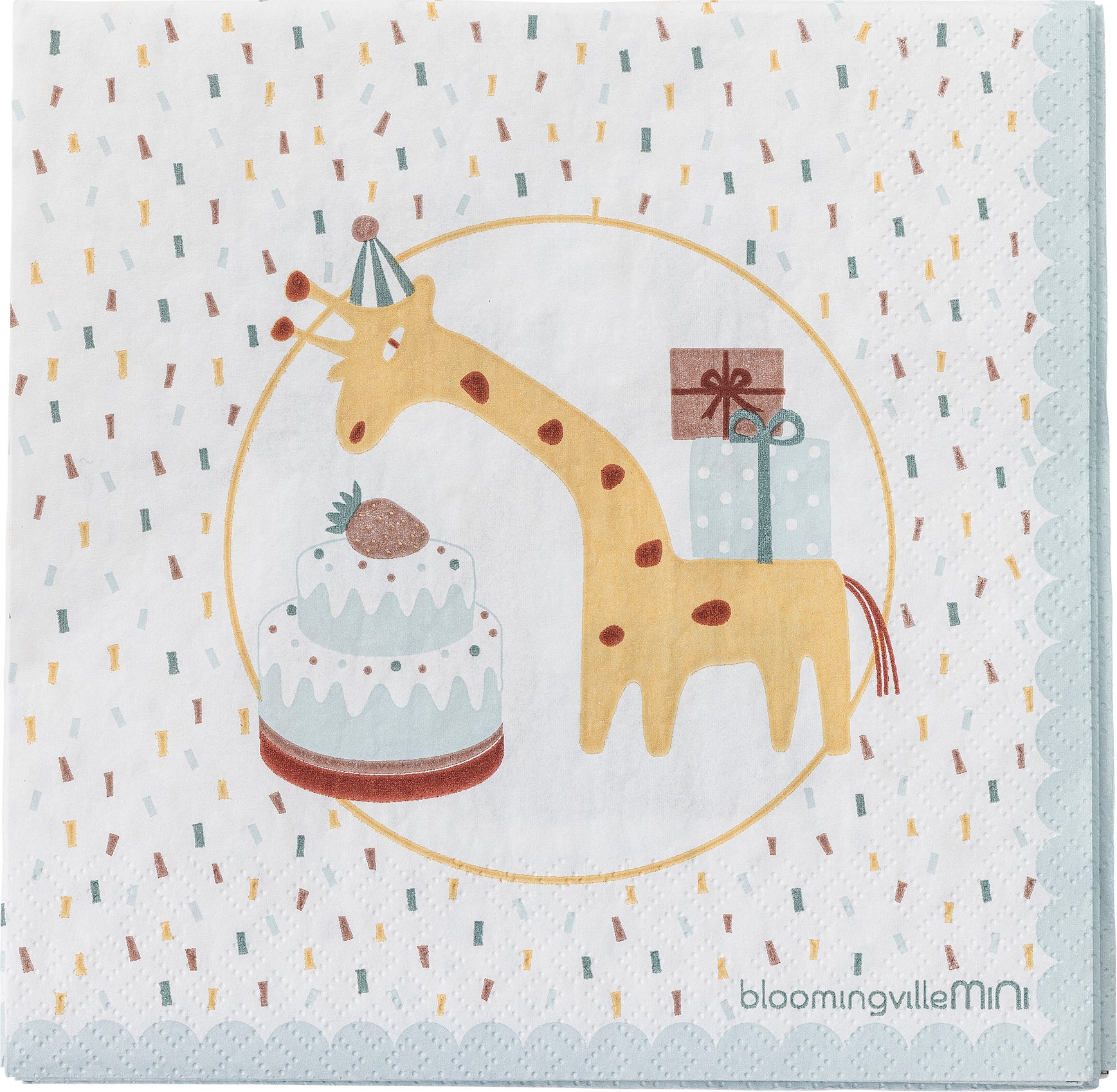 Serwetki papierowe Celebrate 33 x 33 cm niebieskie 20 szt.