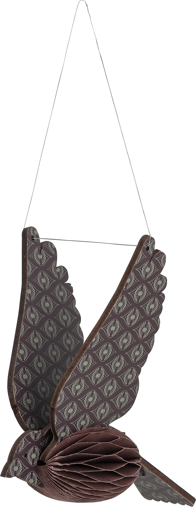 Dekoracja wisząca Sagalin 514 ptak brązowy
