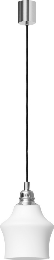 Lampa wisząca Longis II chrom z białym kloszem