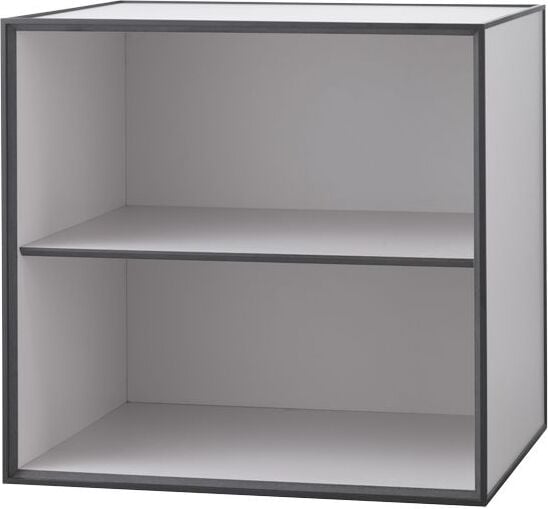 Szafka ścienna Frame 49 jasnoszara z półką