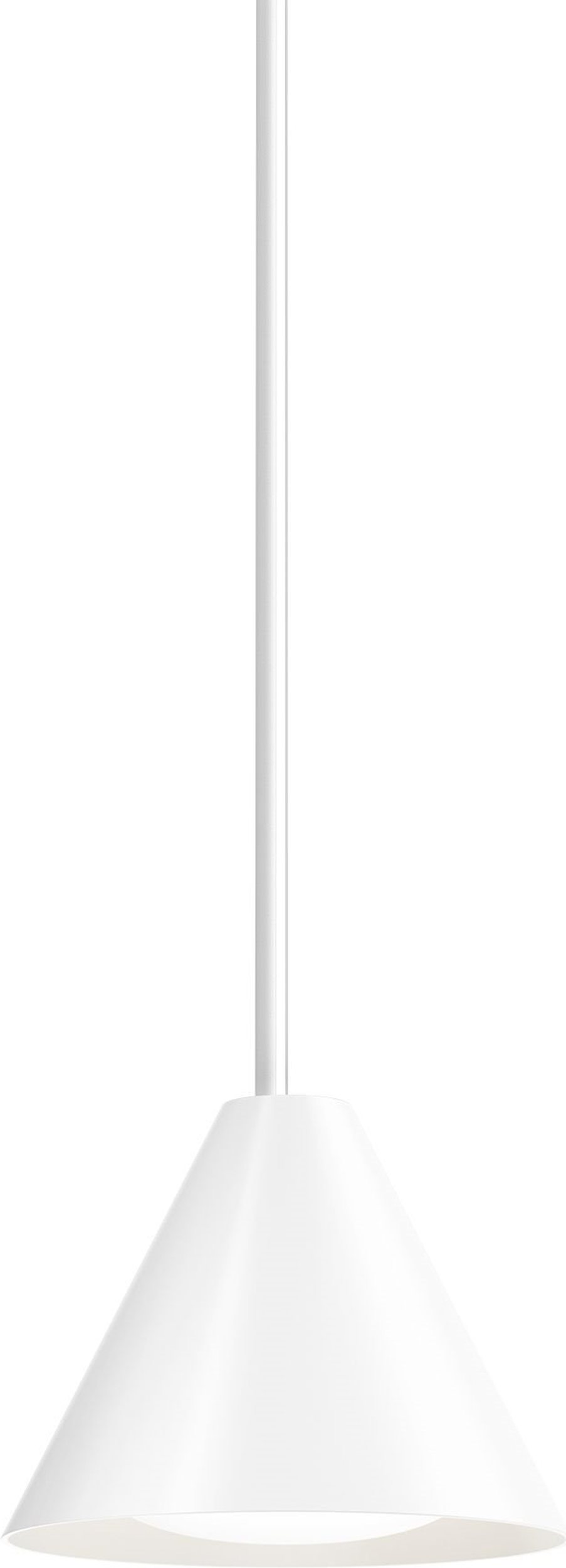 Lampa wisząca Keglen LED 2700K 17,5 cm biała sterowanie oświetleniem Dali