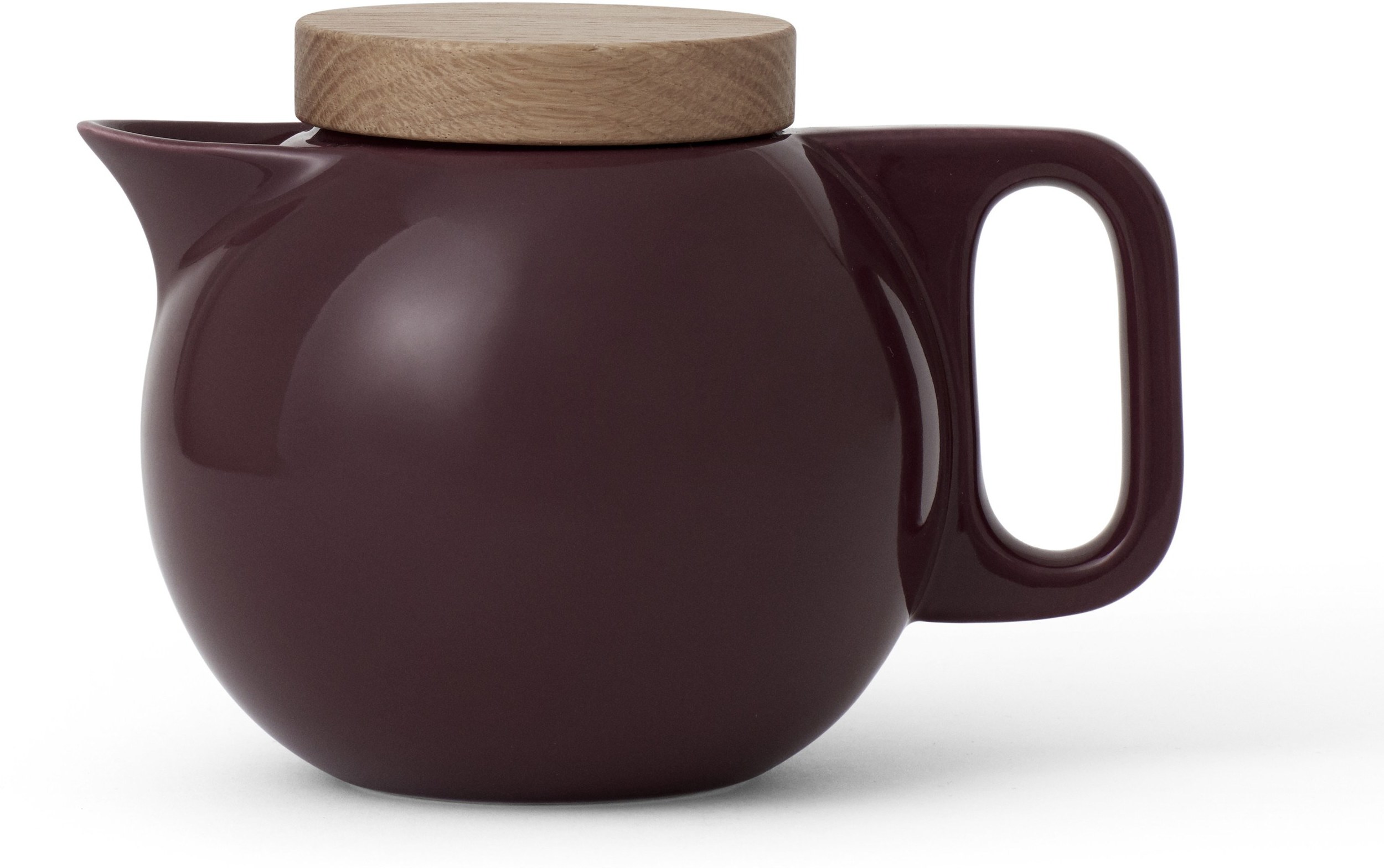 Dzbanek do zaparzania herbaty Amelia bordowy