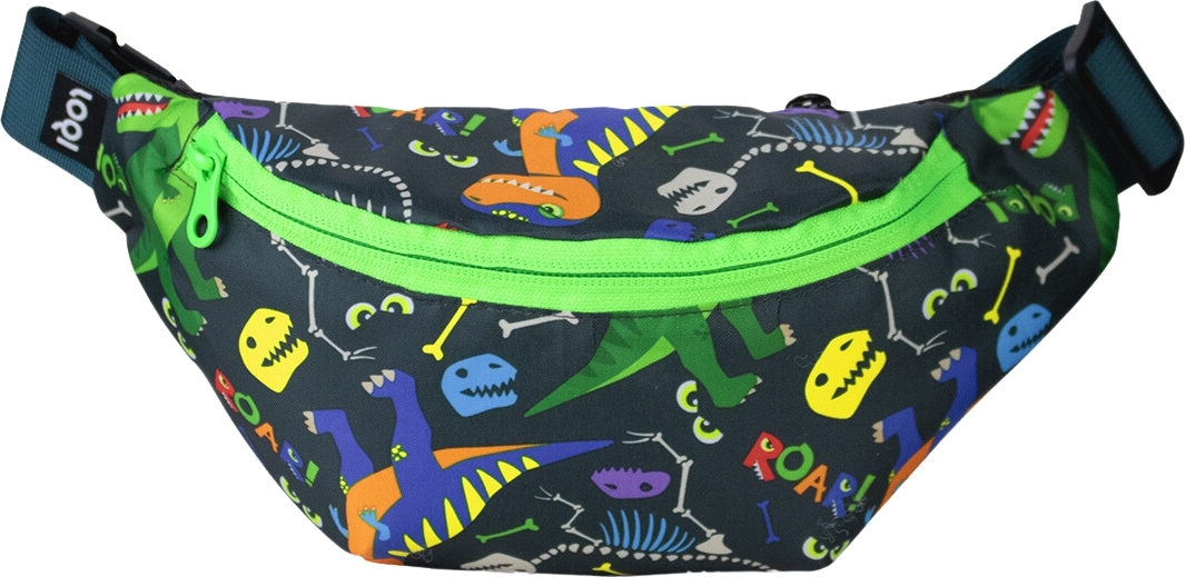 Saszetka LOQI Artist Dinosaur Roar mini z recyklingu