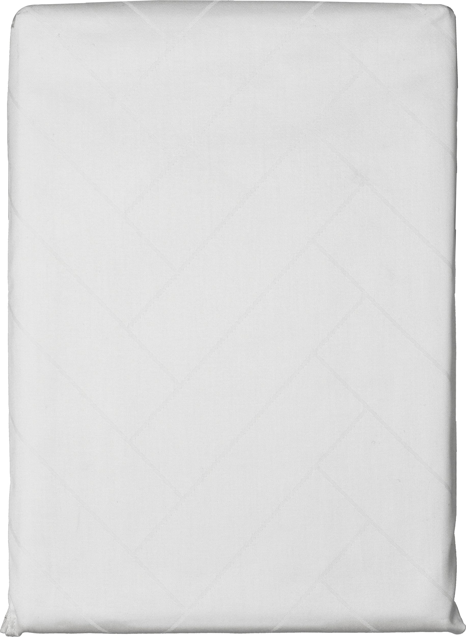 Obrus Tiles Damask 180 cm biały