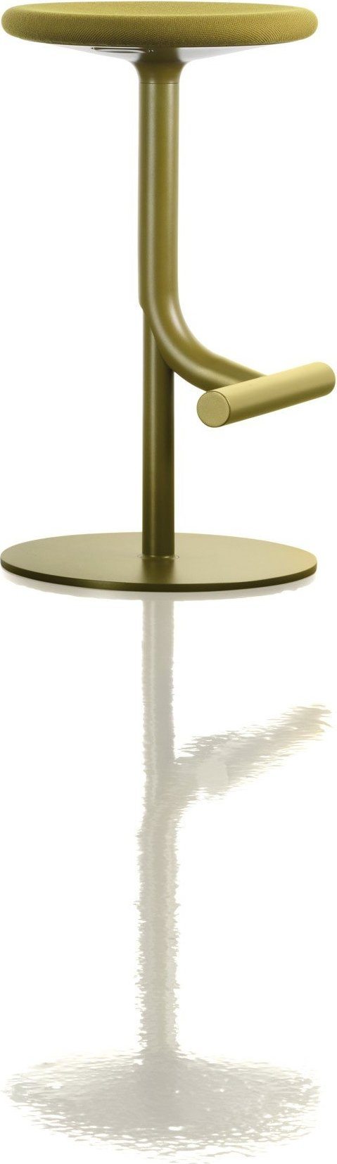 Stołek barowy Tibu regulowana wysokość oliwka