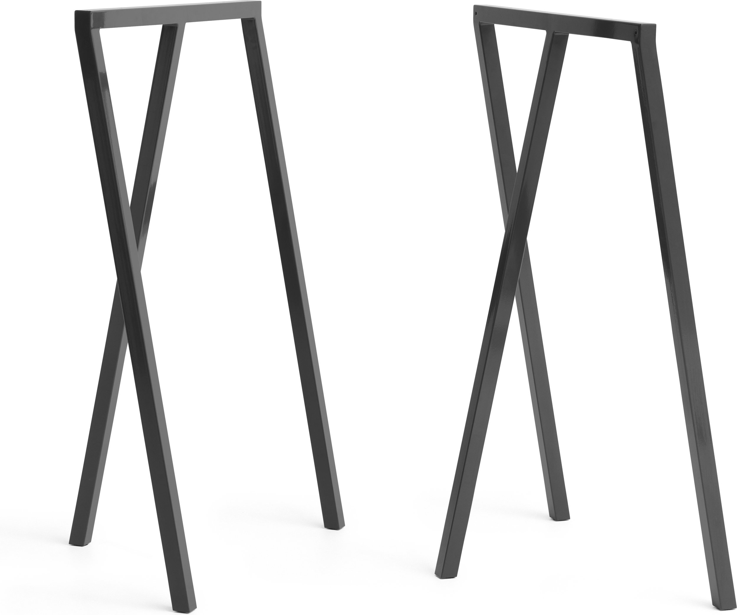 Nogi do stołu wysokiego Loop Stand czarne 2 szt.