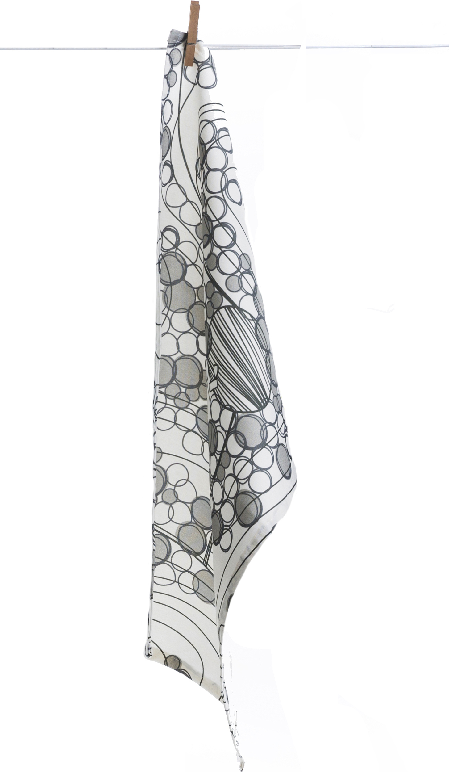 Ścierka kuchenna Sweden from Above Forest 50 x 70 cm szara