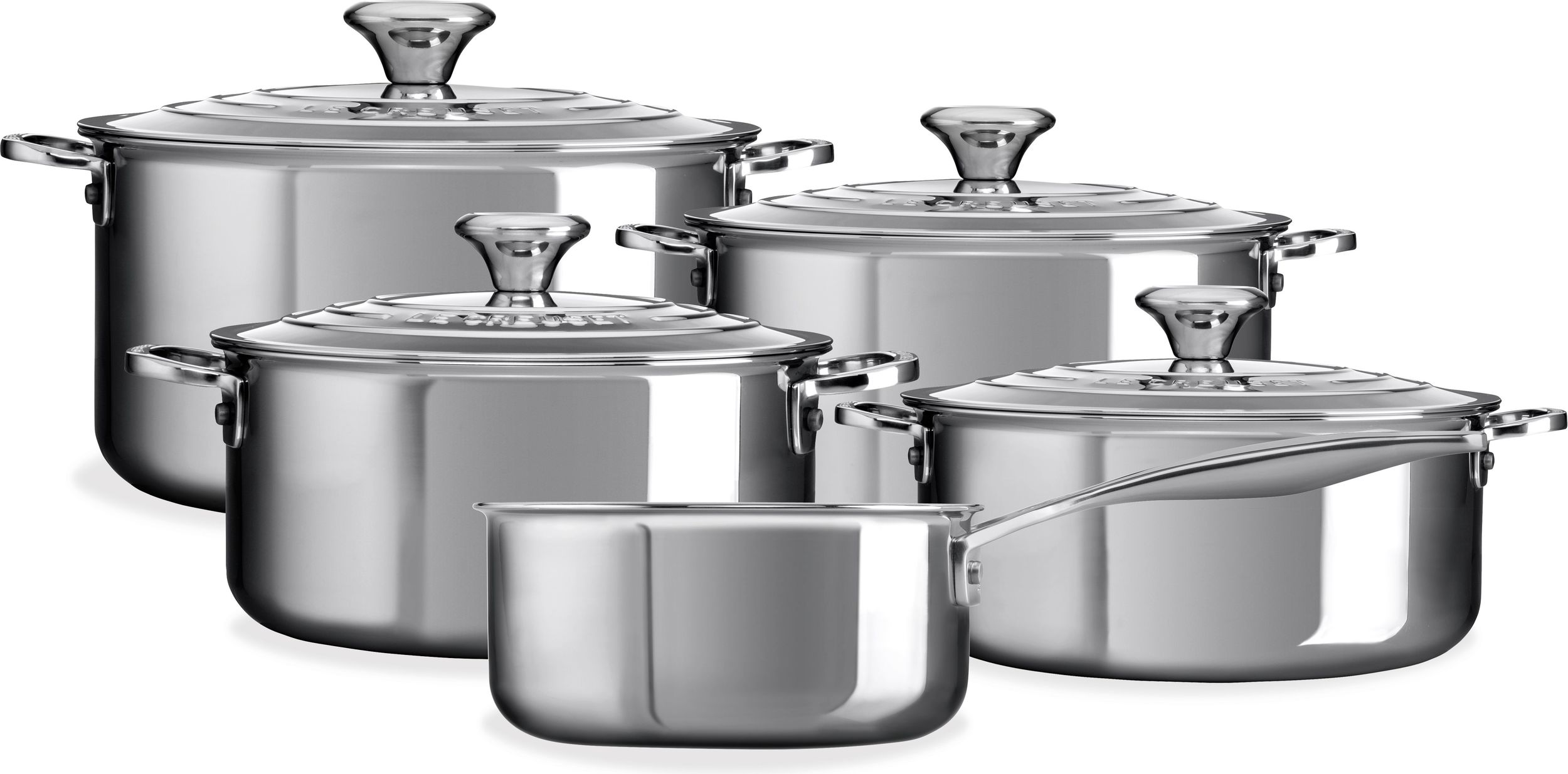 Zestaw garnków 3-ply Plus 5 el.