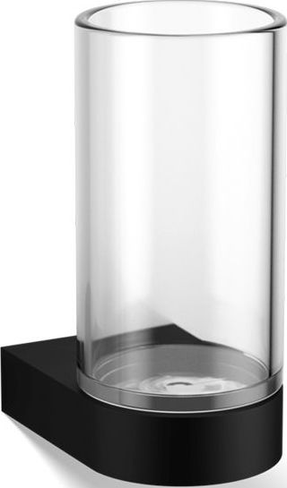 Kubek na szczoteczki do zębów Century czarny mat ścienny