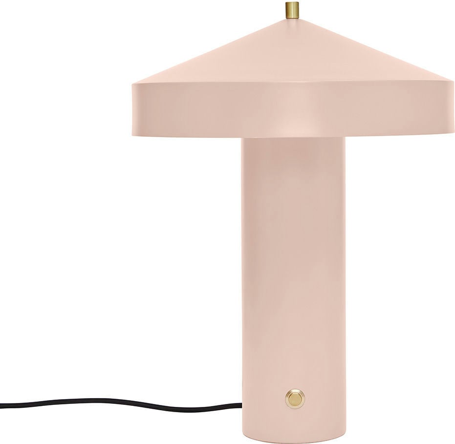 Lampa stołowa Hatto 41 cm różowa