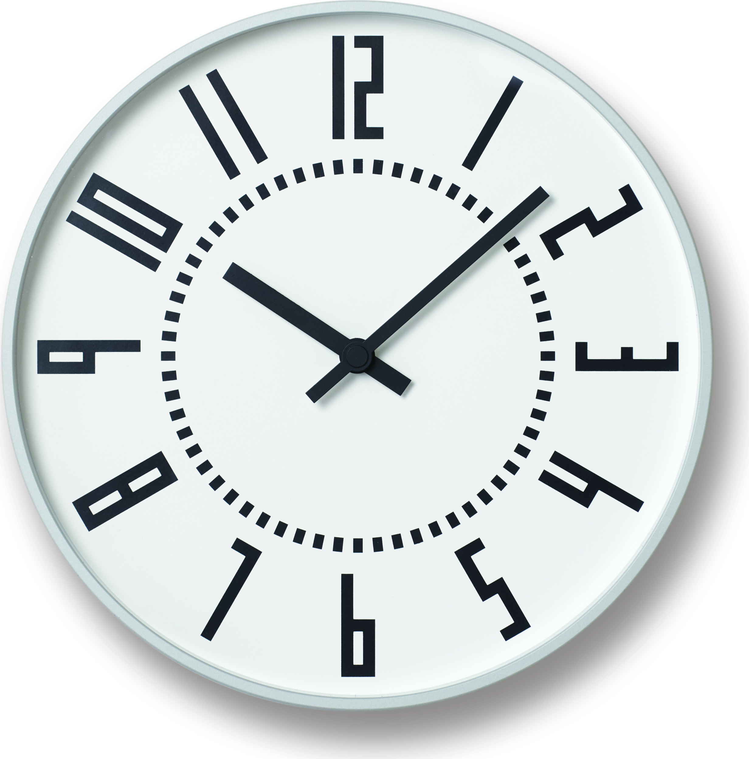 Zegar ścienny Eki biały