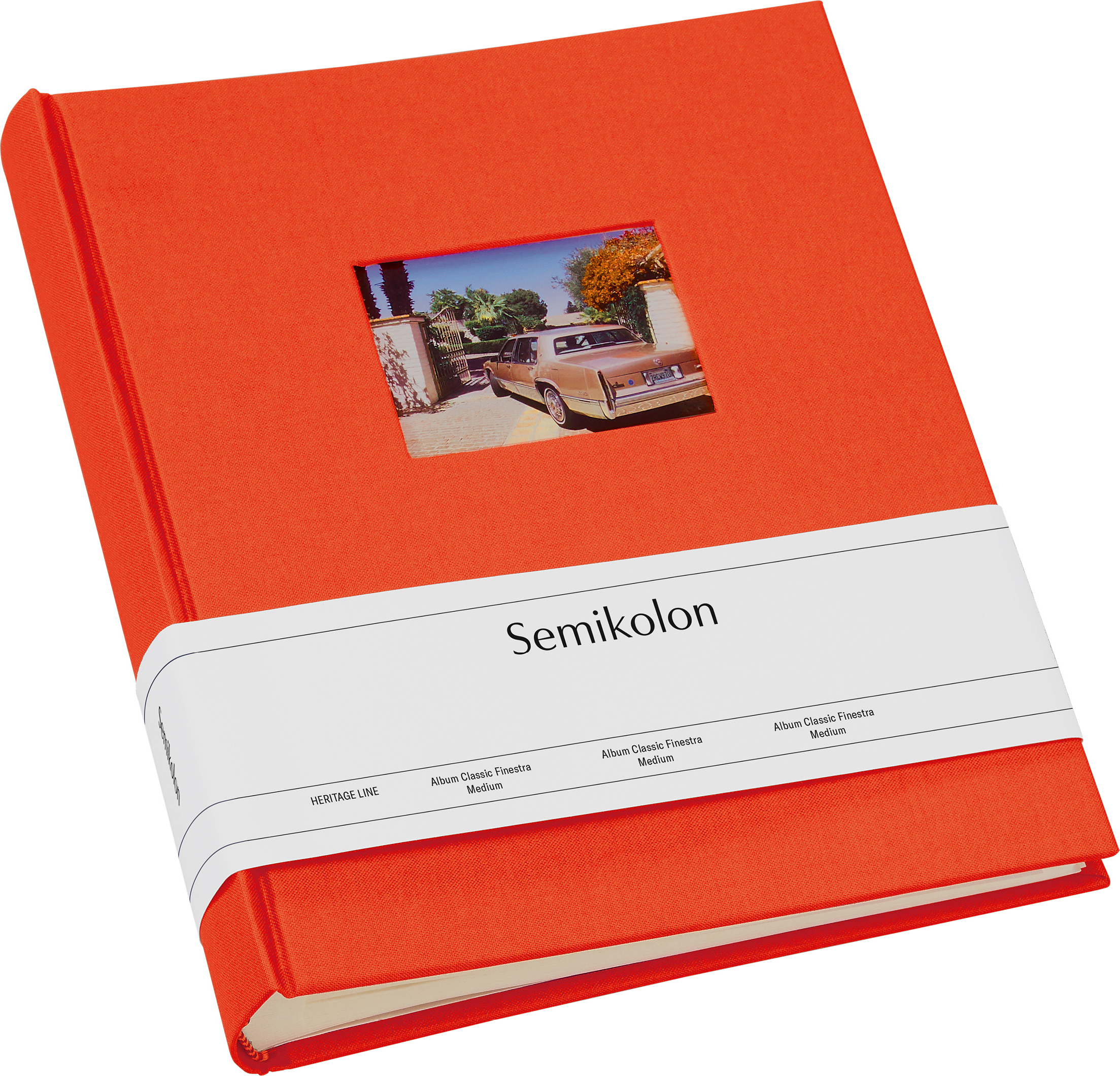 Album na zdjęcia Classic Finestra średni pomarańczowy