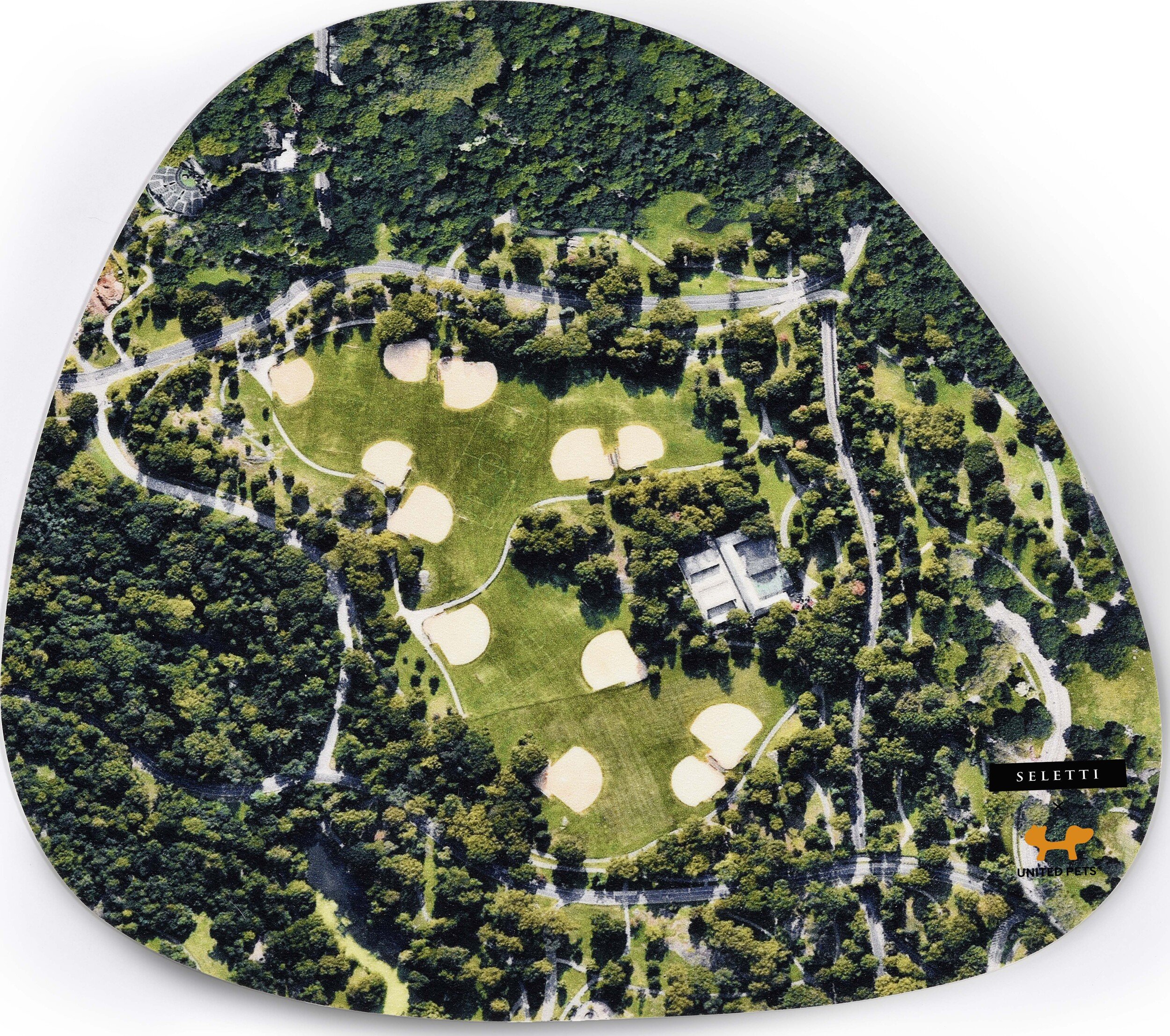Mata pod miskę dla psa lub kota Seletti New York 44 x 44 cm