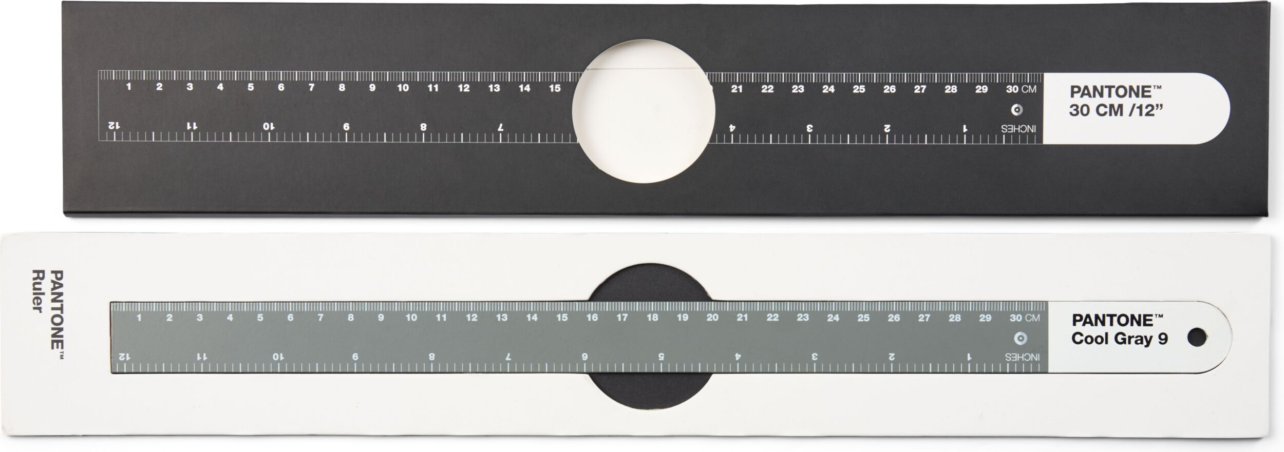Linijka Pantone szara