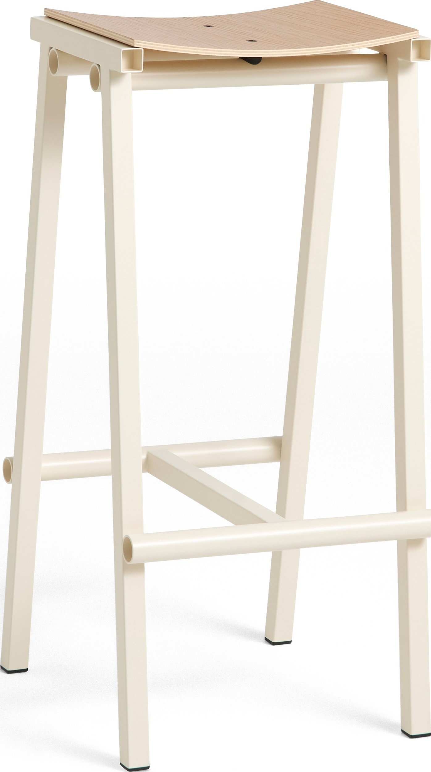 Stołek barowy Taburete 8 75 cm beżowy