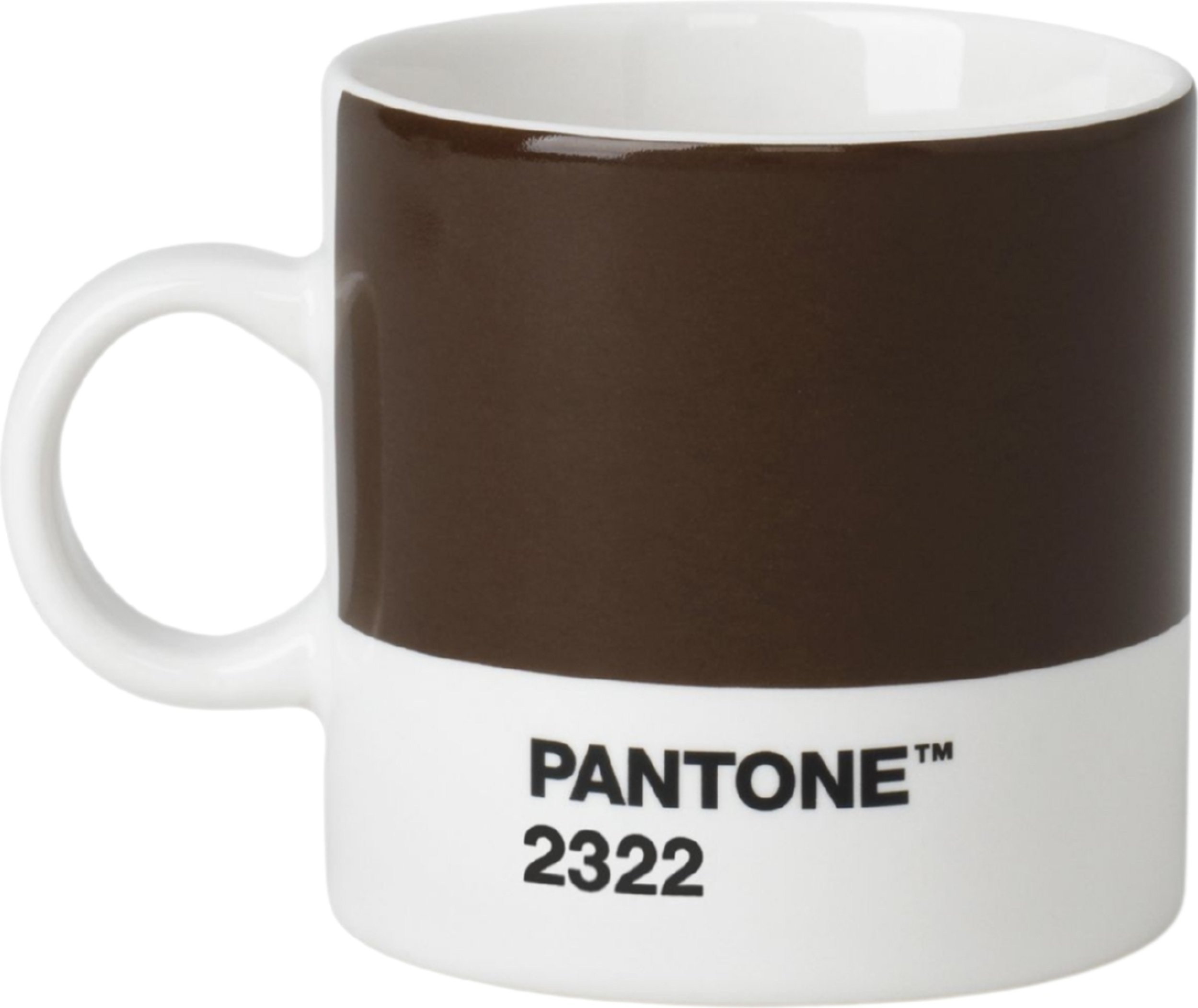 Kubek do espresso Pantone 120 ml ciemnobrązowy