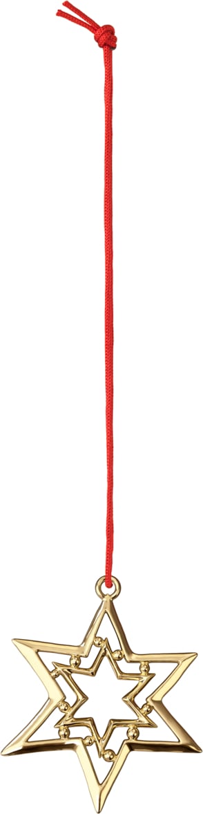 Ozdoba choinkowa Karen Blixen gwiazda 8 cm złota