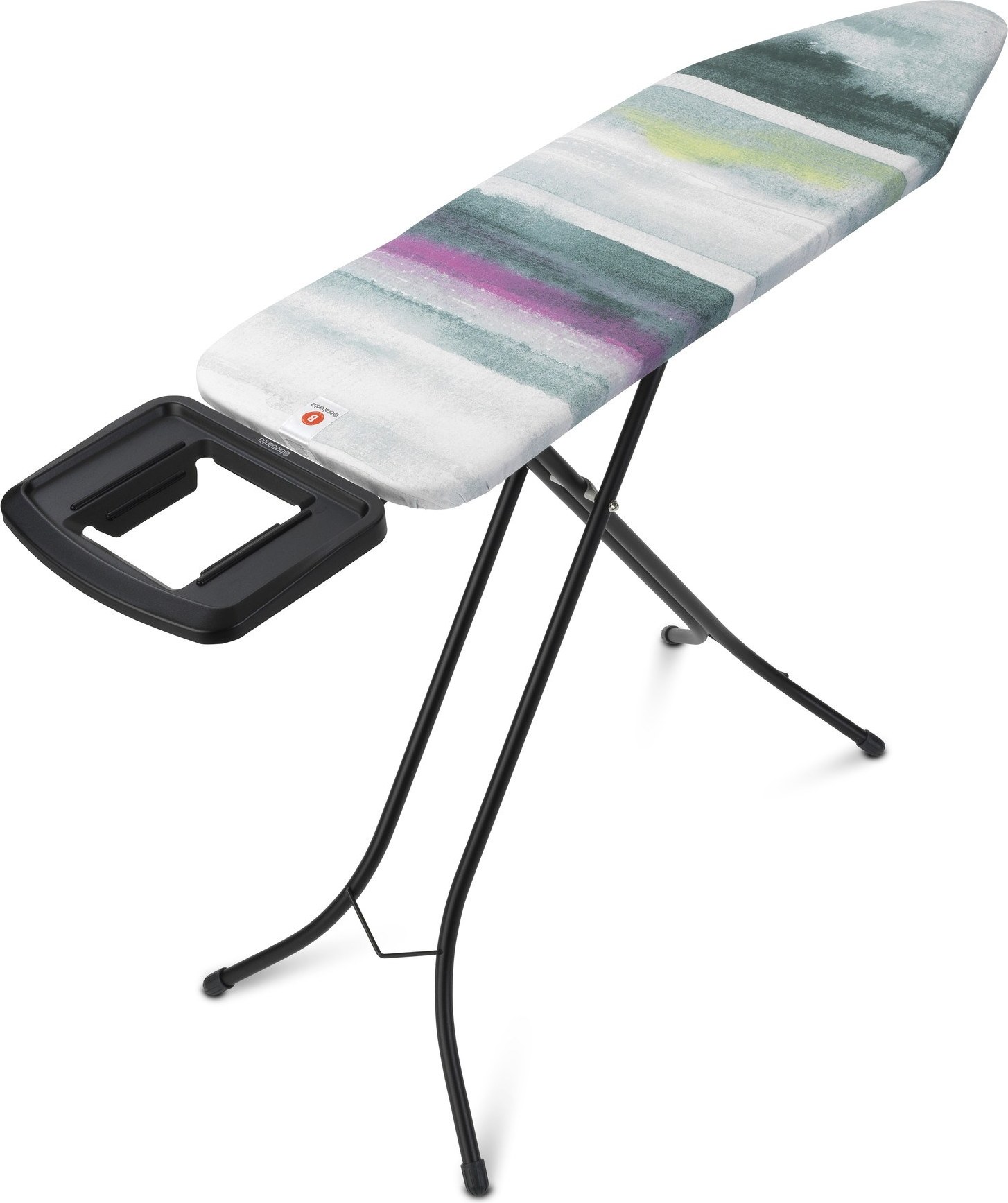 Deska do prasowania Brabantia morning breeze rozm. B czarna rama z podstawą na żelazko parowe