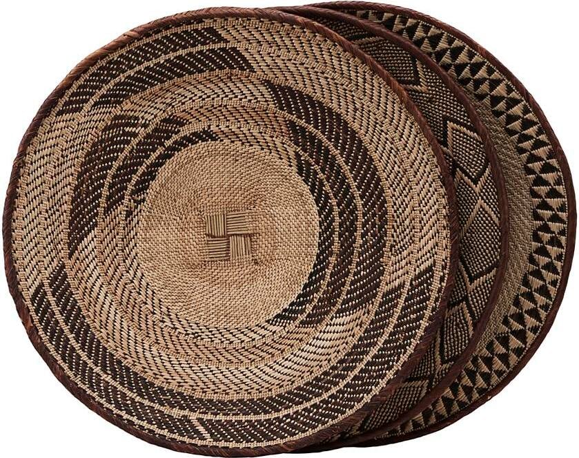 Dekoracja ścienna Tonga 58 cm z liścia palmowego 1 szt.