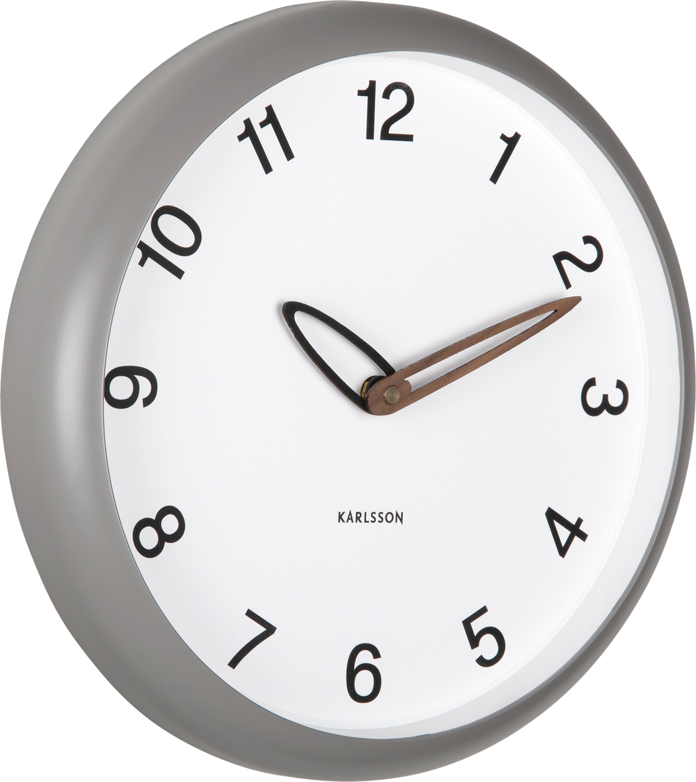Zegar ścienny Bella szary